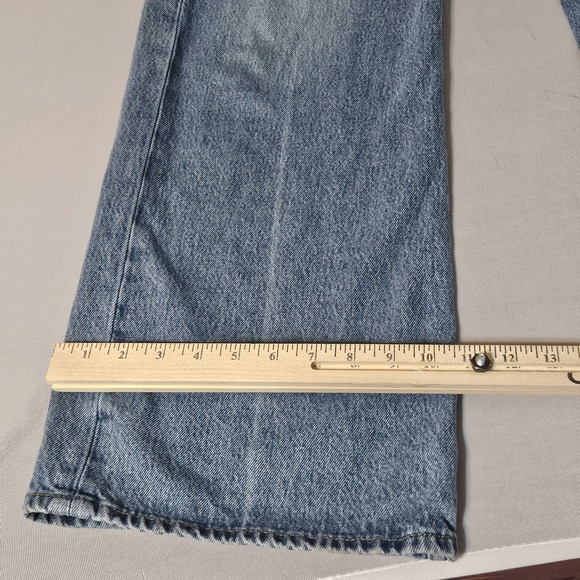 Levi's Ribcage Wide Leg Premium  Bell Flare High Rise Jeans Size 27 X 32 - Picture 8 of 12